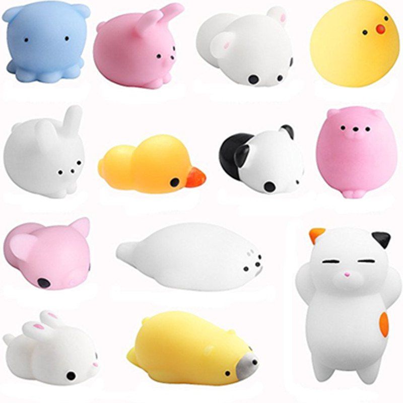 

Relief Jumbo Squishy Animals Stress Toy 13PCS, Multi