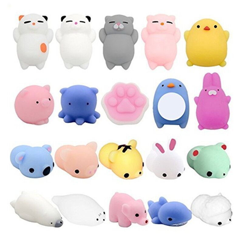 

Jumbo Squishy Animals Style Stress Relief Toy 20PCS, Multi