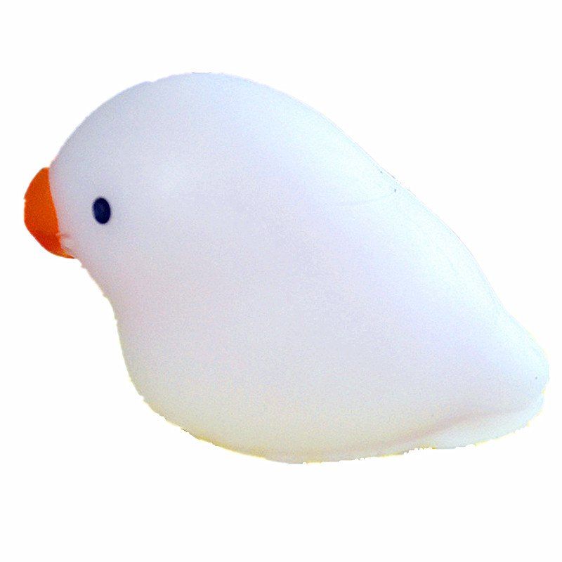 

Jumbo Squishy Lovely Goose Model Relieve Pressure Slow Rising Toy, Warm white