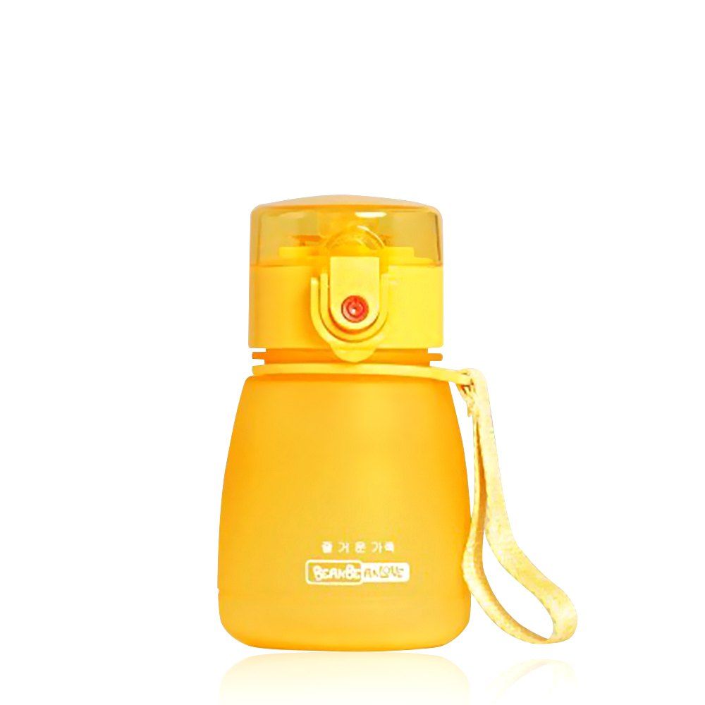 

Creative Scrub Straw Portable Plastic Leakproof Cup, Saffron