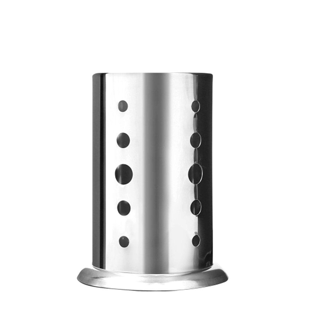 

Household Stainless Steel Rack Drain Chopsticks Storage Bucket, Silver