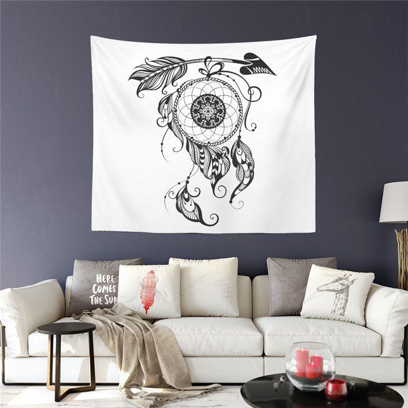 

Exotic Style Series Totem Dreamcatcher God Decoration Wall Tapestry GT-4, Black