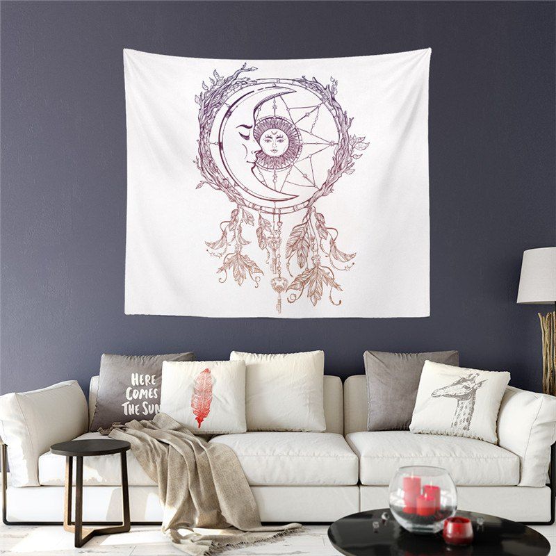 

Exotic Style Series Totem A Dream Catcher Decoration Wall Tapestry GT-13, Black