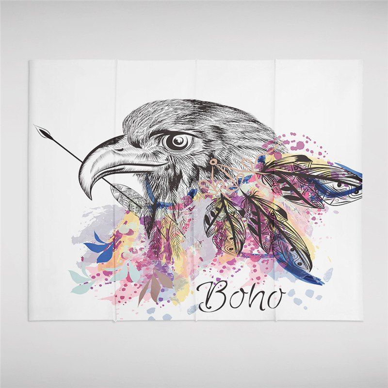 

Exotic Style Series Totem Eagle God Decoration Wall Tapestry GT-BAS30, Black