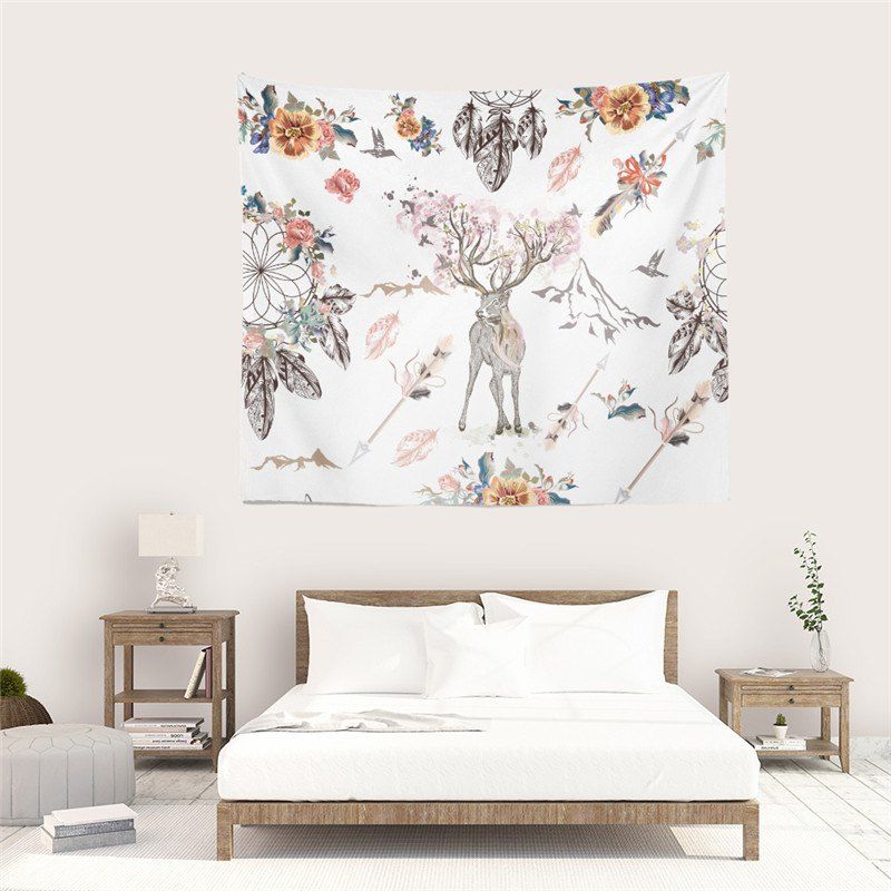 

Exotic Style Totem Elk Catcher Net Decorative Tapestry GT-BAS36, Multi-b