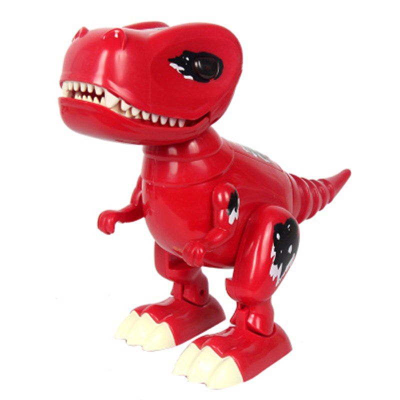 

Flexible Movable Electric Roar Tyrannosaurus Toy, Red