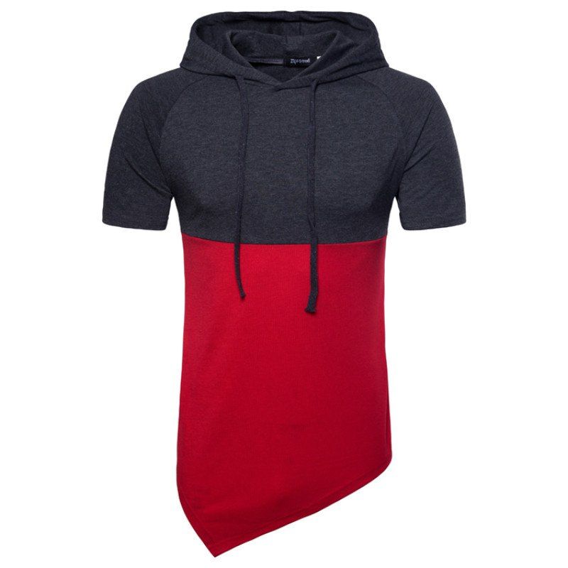 

Men's Casual Cotton Short Sleeve T-shirt, Red