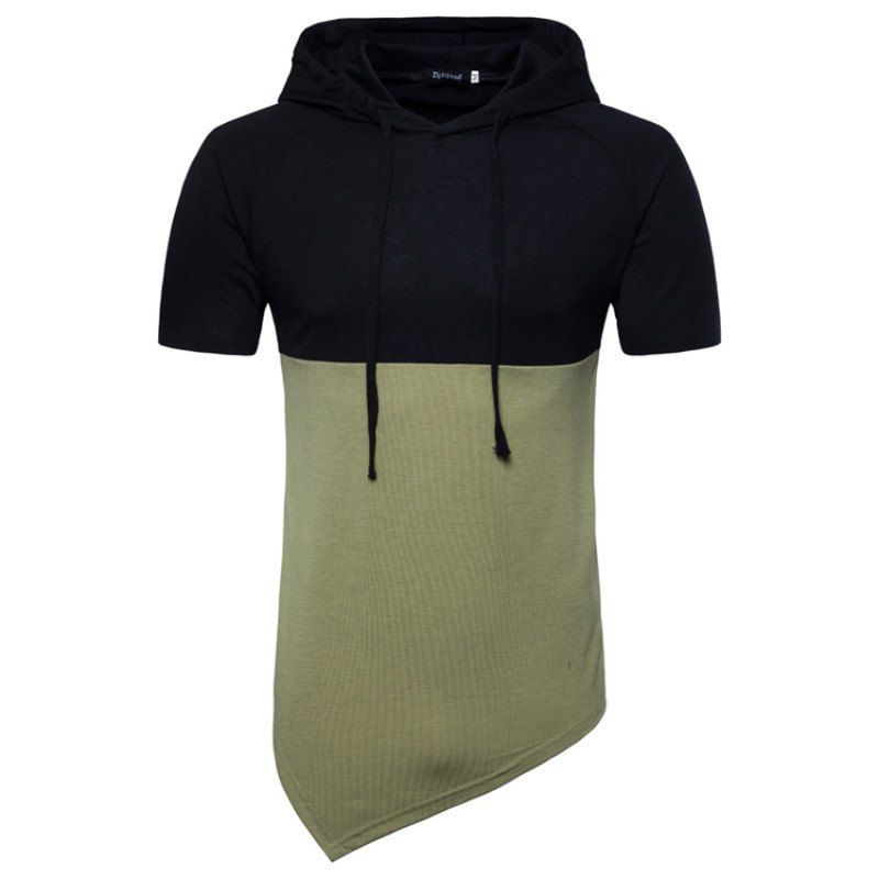 

Men's Casual Cotton Short Sleeve T-shirt, Green