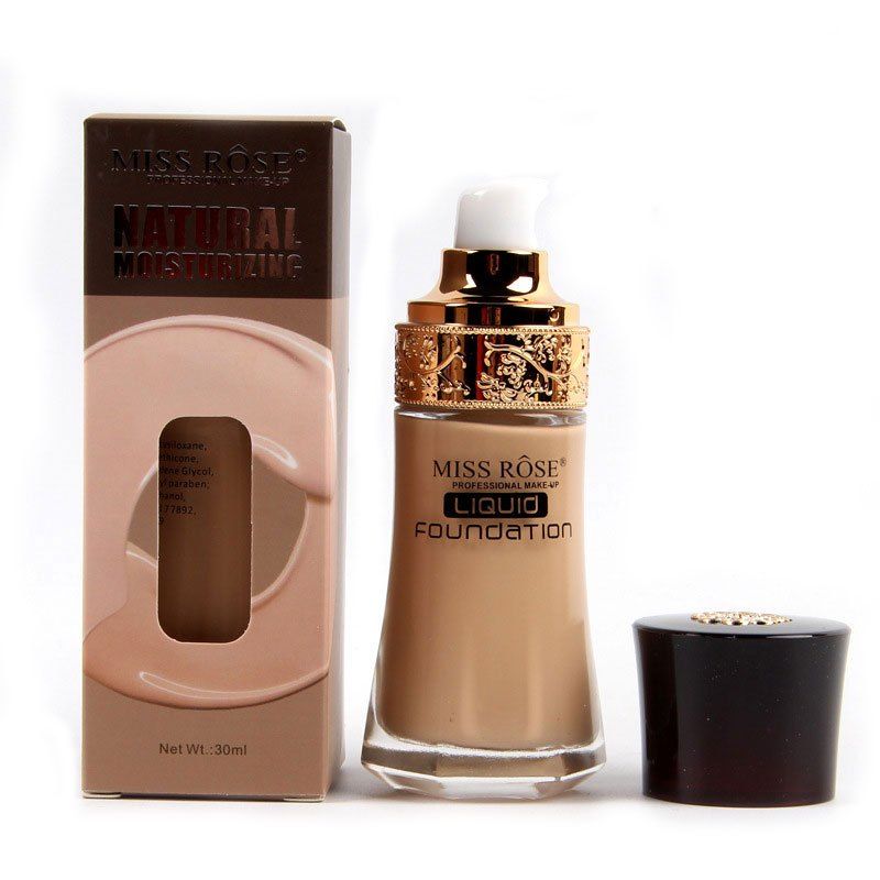 

MISS ROSE 10 Colors Popular Liquid Foundation for Lady, #004