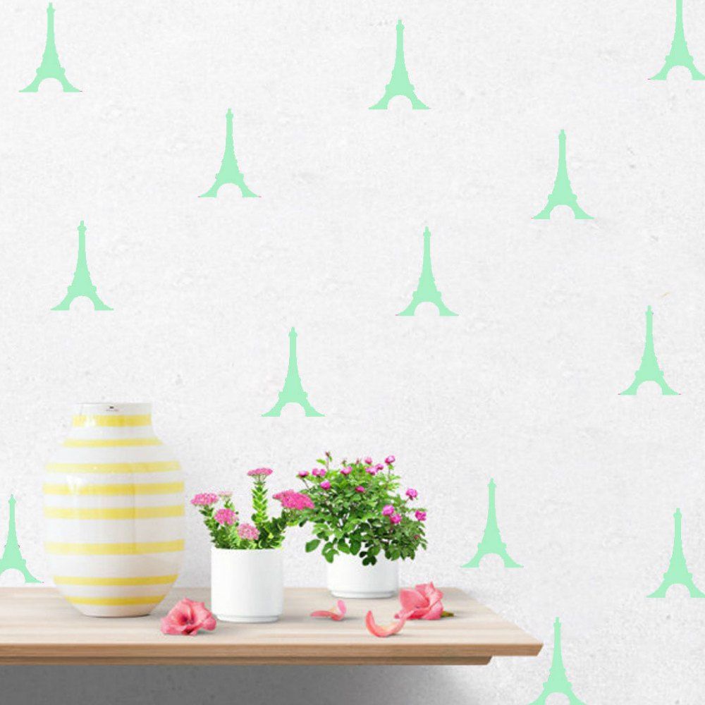 

Luminous Cartoon Switch Sticker Glow Iron Tower, Dragon green