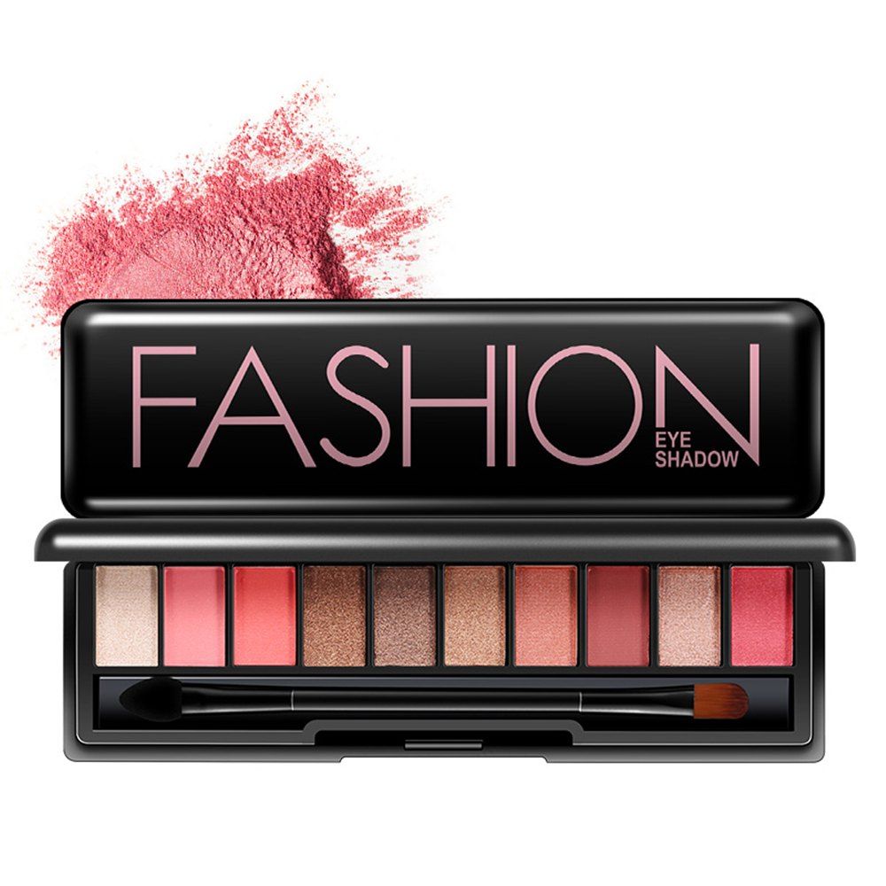 

BIOAQUA Eyeshadow of 10 Colors, Carnation pink