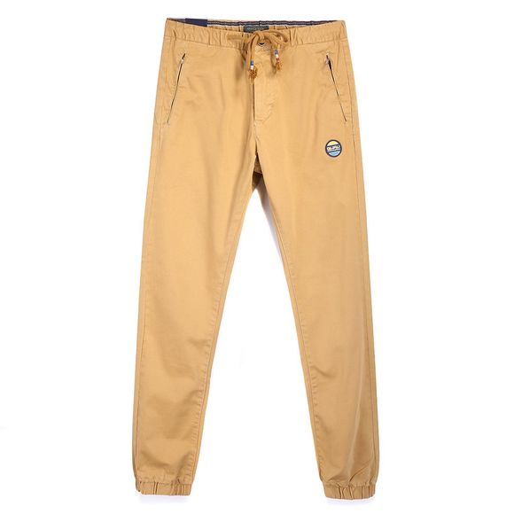 Pantalons de détente pour hommes, corps et jambes d'été - Orange d'Or 34