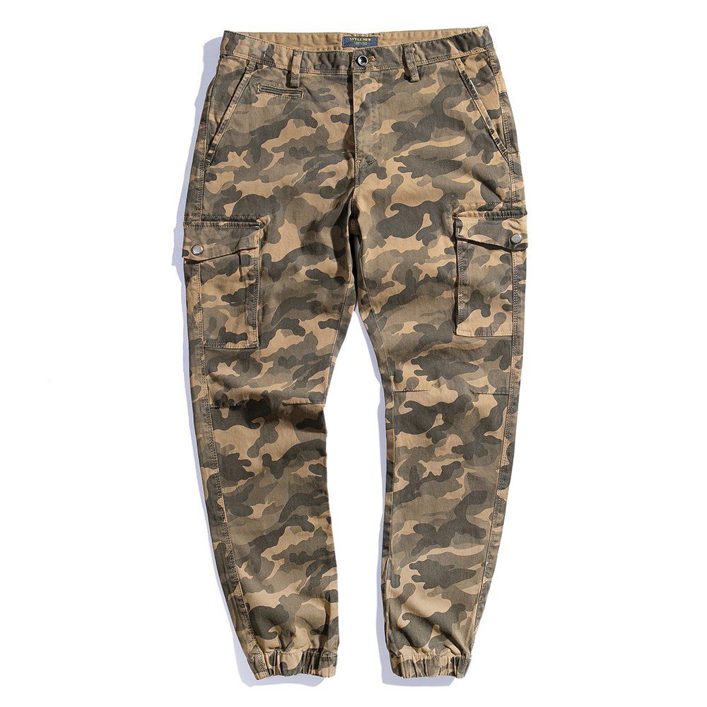 

Summer Men's Casual Feet Repair Pants, Light khaki