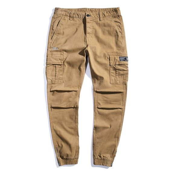 Les hommes ont beaucoup de poches pour les pantalons décontractés - Kaki Léger 32