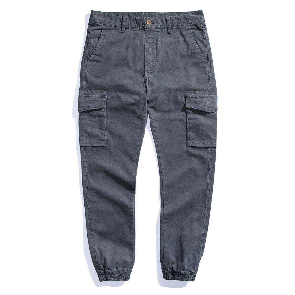 

Summer Men's Pure Cotton Lounge Pants, Dark gray