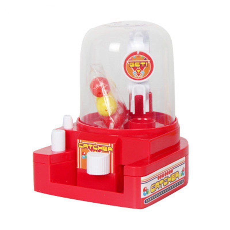 

Mini Ball Machine Clip Candy Toys for Children, Red