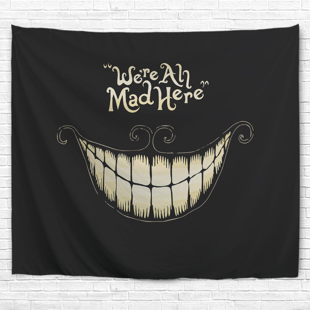 

Black Laugh 3D Printing Home Wall Hanging Tapestry for Decoration, Multi-a