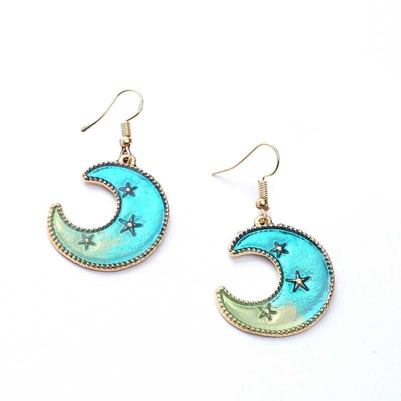 

Fashion Charm Jewelry Blue Star Long Drop Earrings for Women Gift, Celeste