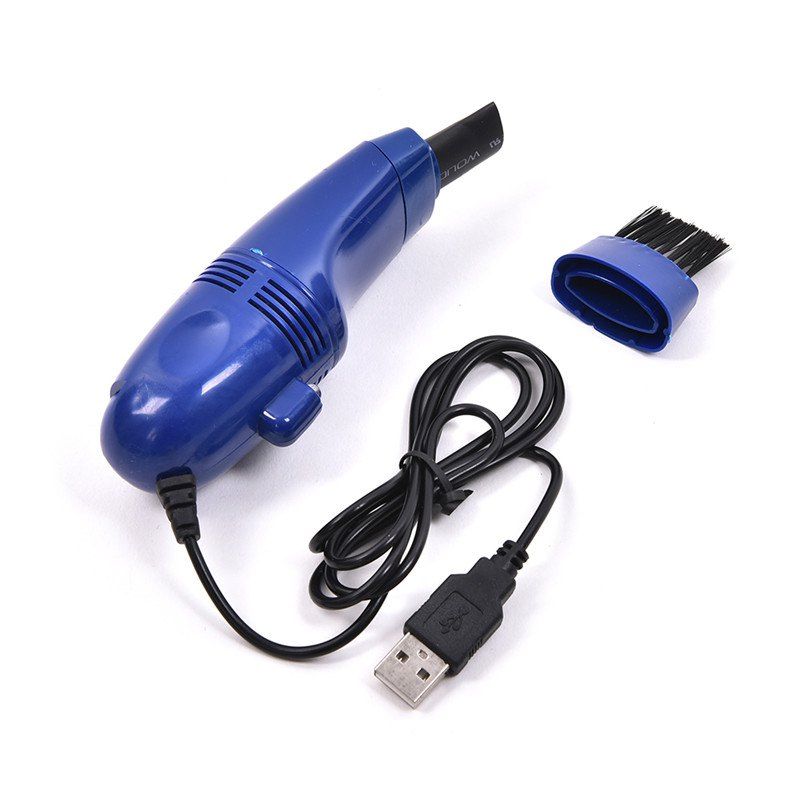 

Mini USB Vacuum Computers Laptop Keyboard Cleaner Brush, Blue