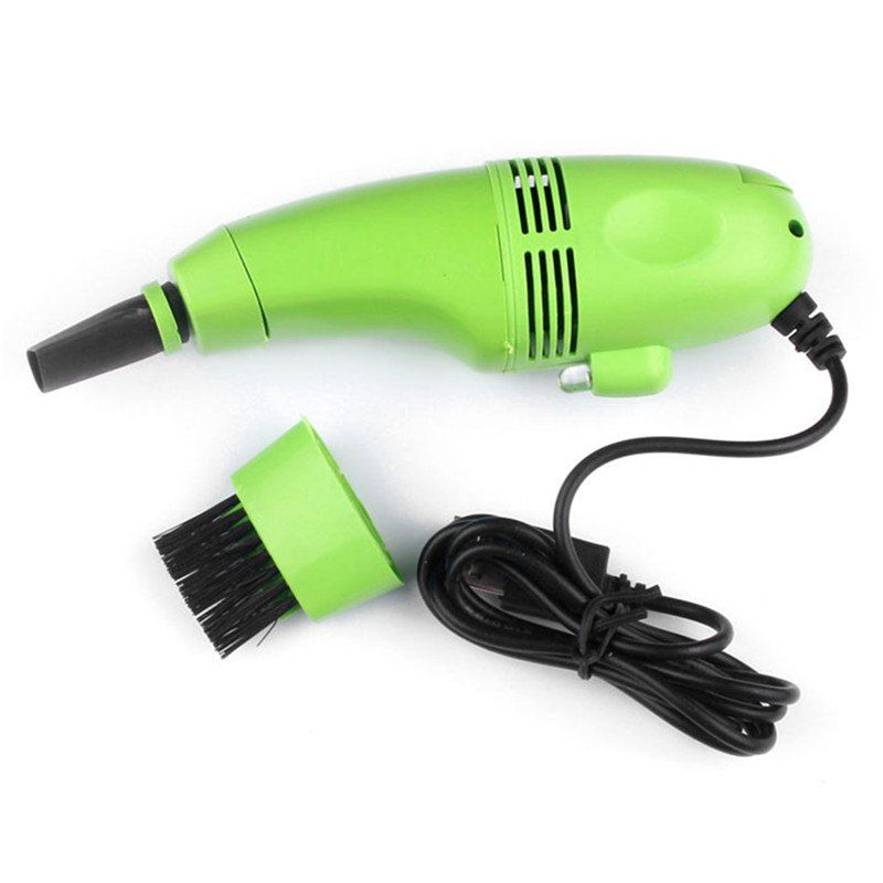 

Mini USB Vacuum Computers Laptop Keyboard Cleaner Brush, Green