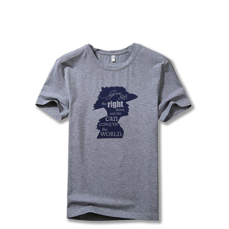 

Summer New Men's Big Yards of Leisure Sports Outdoor T-Shirts, Gray