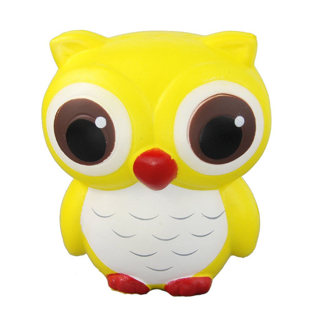 

Jumbo Squishy Owl Relieve Stress Toys, Yellow