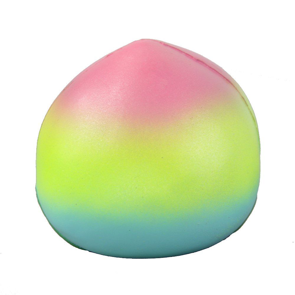 

Jumbo Squishy Colourful Peach Relieve Stress Toys, Multi-a