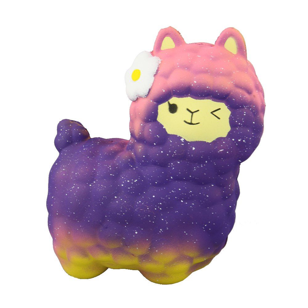 

Jumbo Squishy Sky Alpaca Relieve Stress Toys, Purple