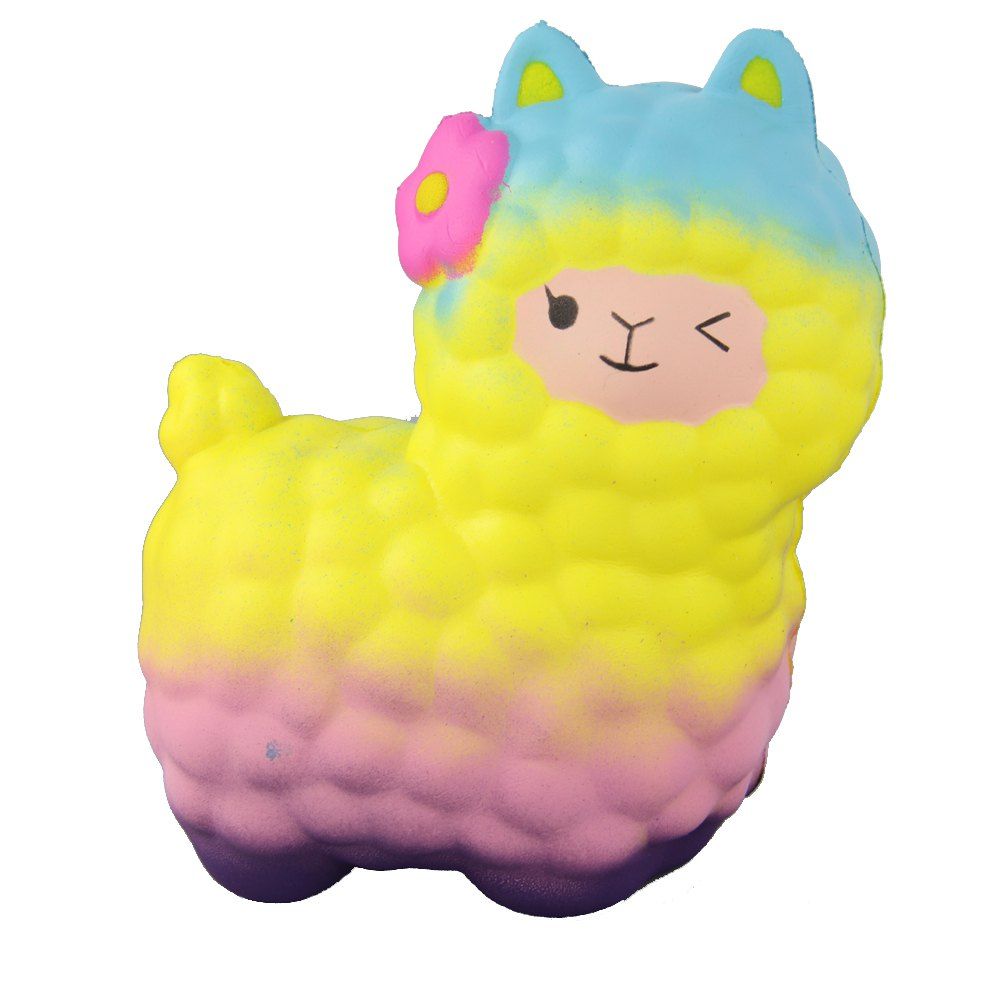 

Jumbo Squishy Sky Alpaca Relieve Stress Toys, Yellow