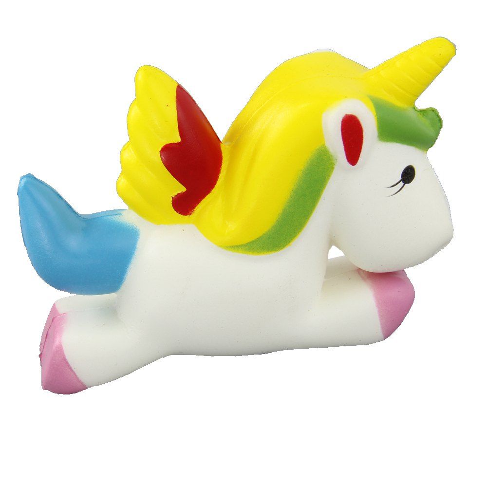 

Jumbo Squishy Unicorn Relieve Stress Toy, Yellow
