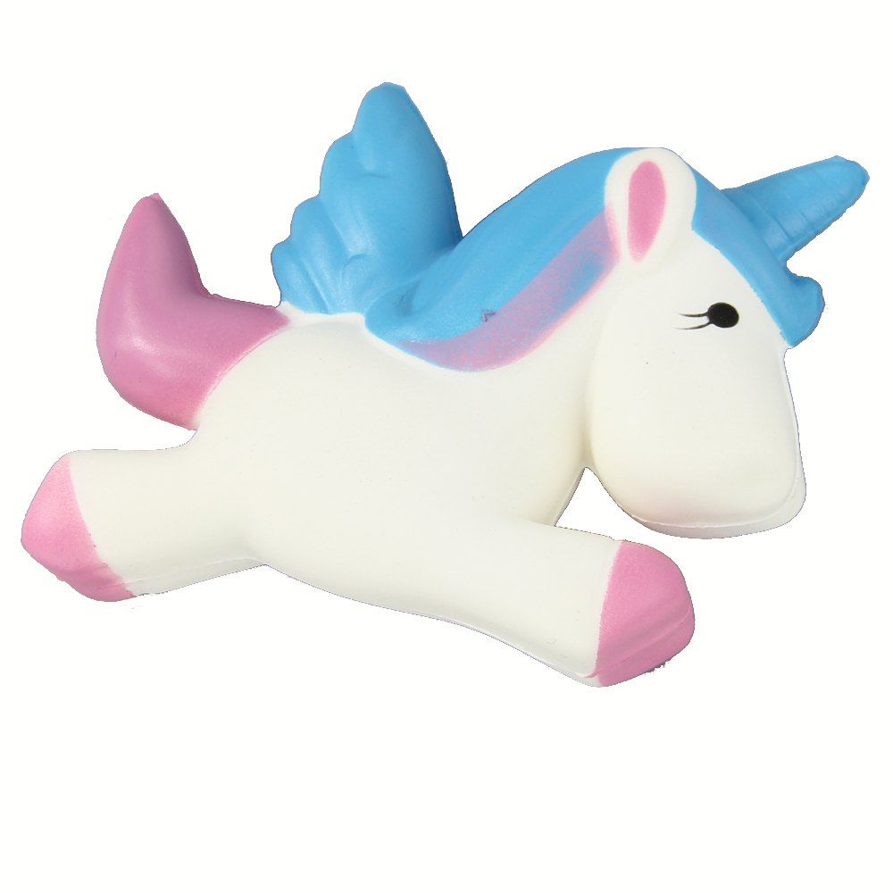 

Jumbo Squishy Unicorn Relieve Stress Toy, Blue