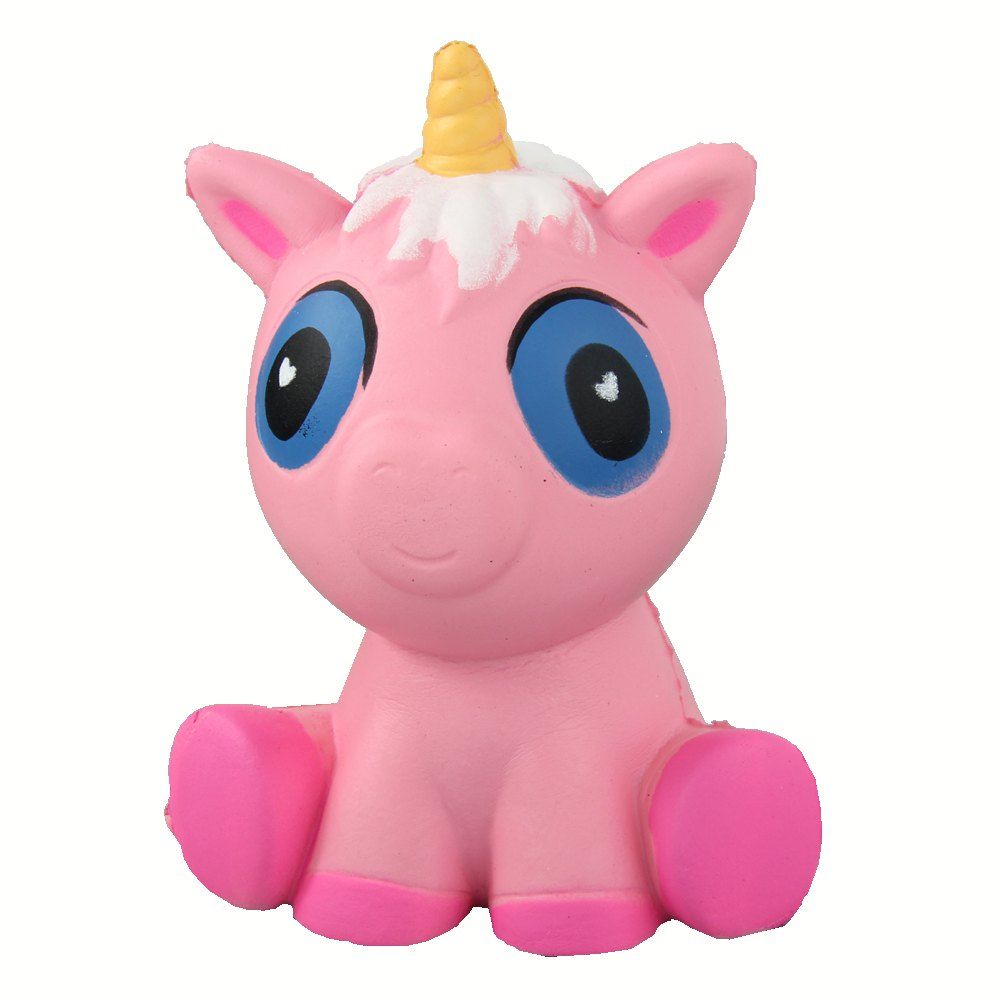 

Jumbo Squishy Pink Pony Relieve Stress Toy