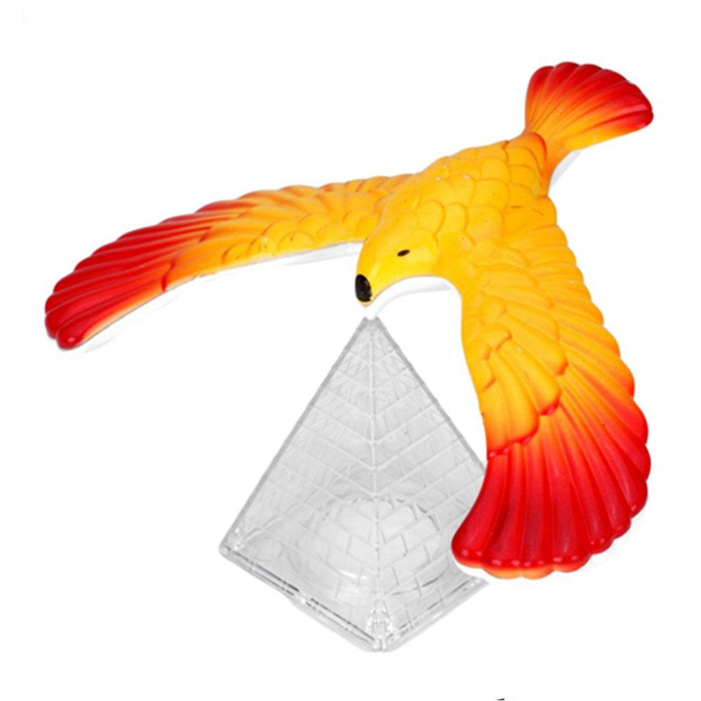 

Magic Balancing Science Desk Toy Base Novelty Eagle Fun Learn Gag Gift, Multi