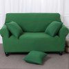 Couverture rigide de sofa de couleur pure de paquet serré d'Anti-Skid - Vert Forêt Moyen FOUR-SEAT SOFA COVER 235CM-300CM
