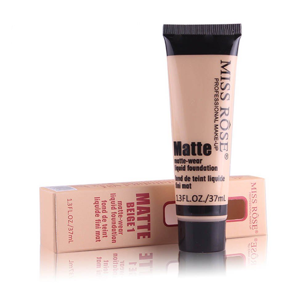 

MISS ROSE 37ML Concealer Repair Nourishing Nude Makeup Foundation, #001