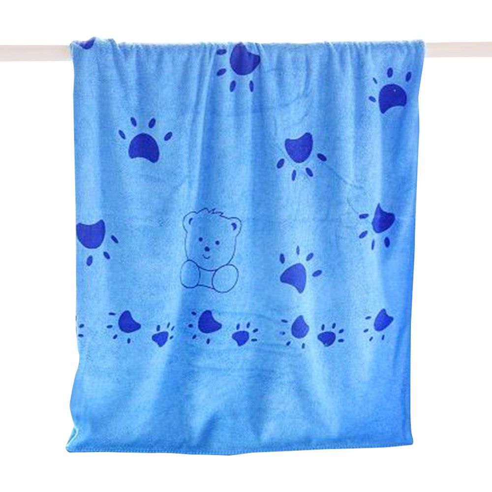 

Print Cartoon Children Adult Absorbent Microfiber Bath Towel, Dodger blue