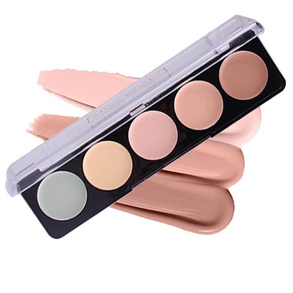 

MISS ROSE New 5 Color Black Eyes Smallpox Ink Lasting Concealer, #001