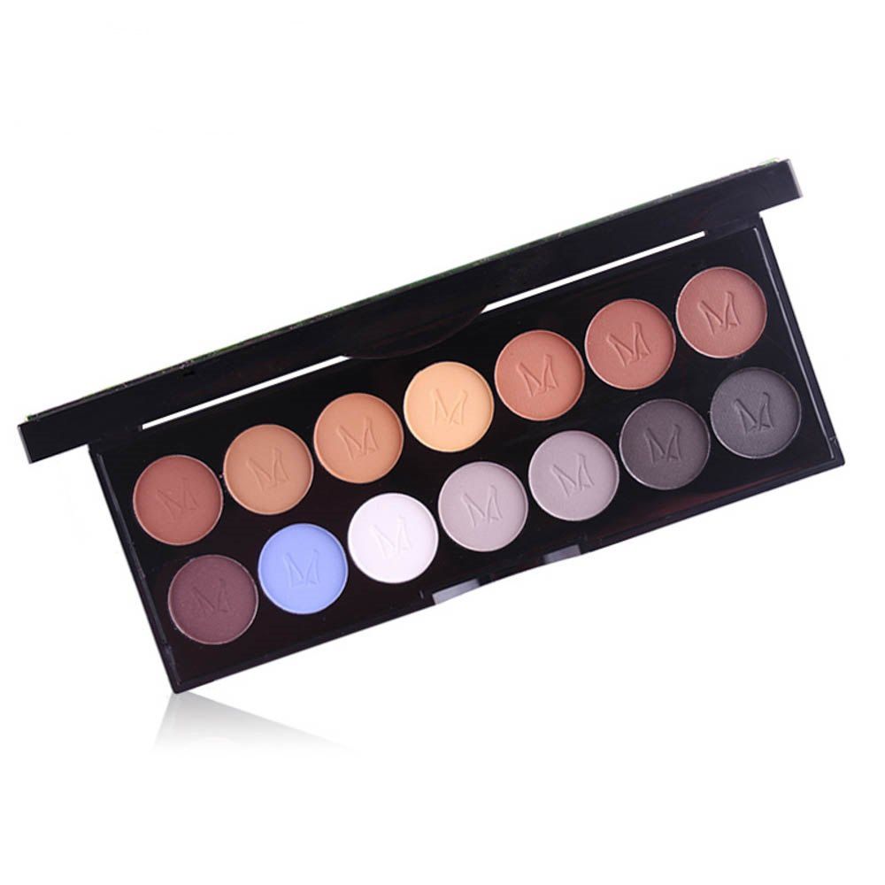 

MISS ROSE 14 Pearlescent Matte Professional Makeup Multicolor Eyeshadow, #001