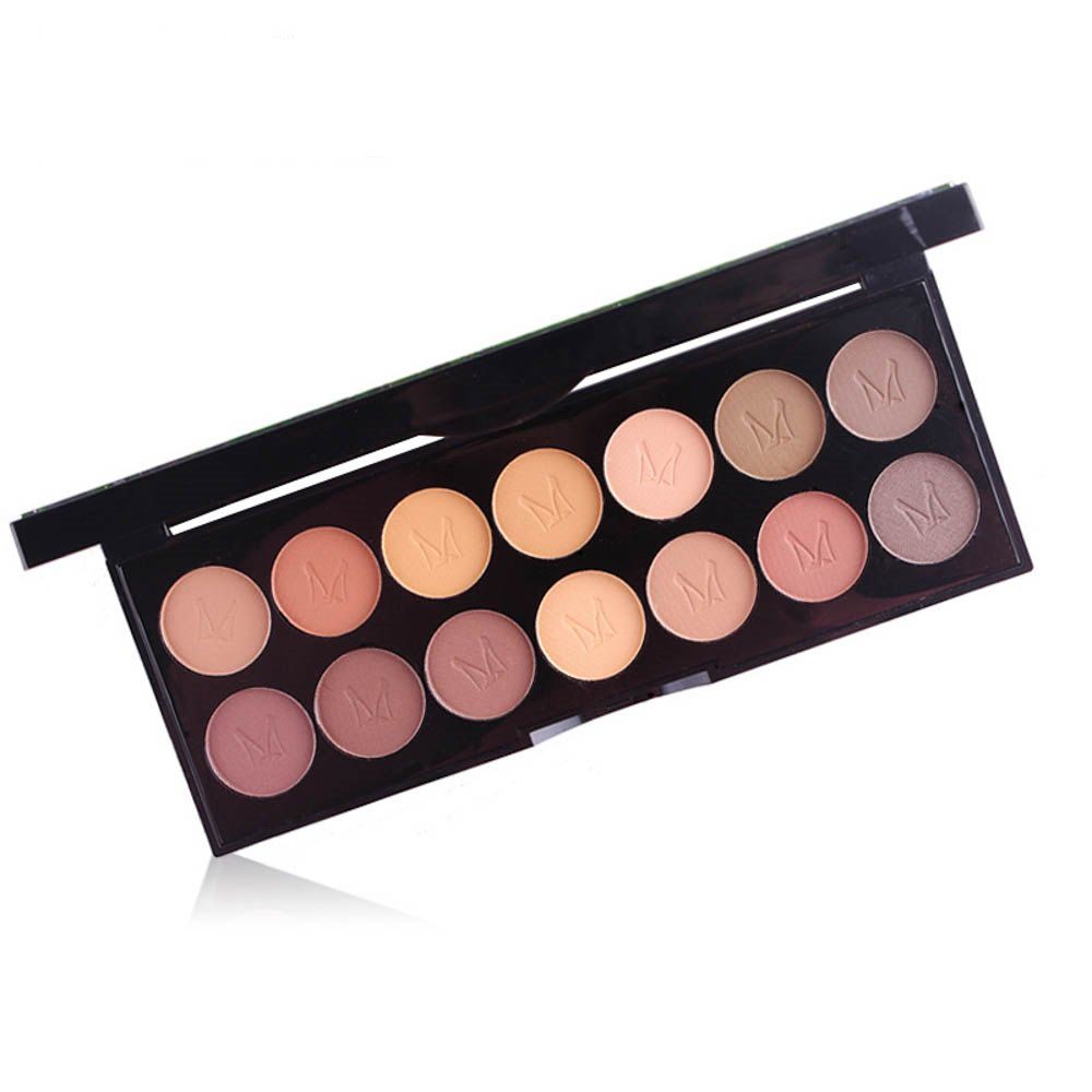 

MISS ROSE 14 Pearlescent Matte Professional Makeup Multicolor Eyeshadow, #002