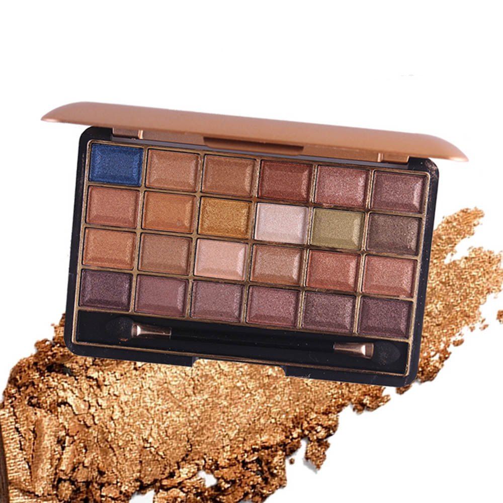 

MISS ROSE 24 Color Pearlescent Matte Makeup Eyeshadow, #002