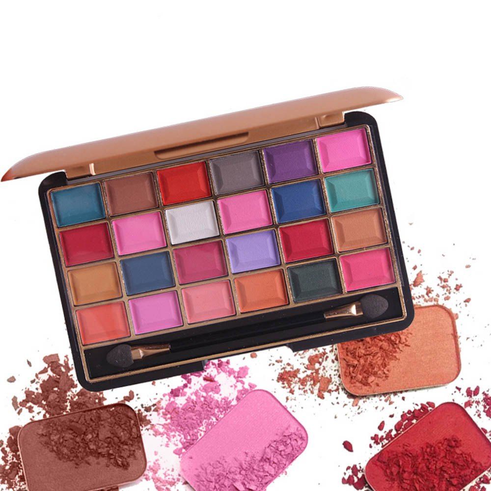 

MISS ROSE 24 Color Pearlescent Matte Makeup Eyeshadow, #007