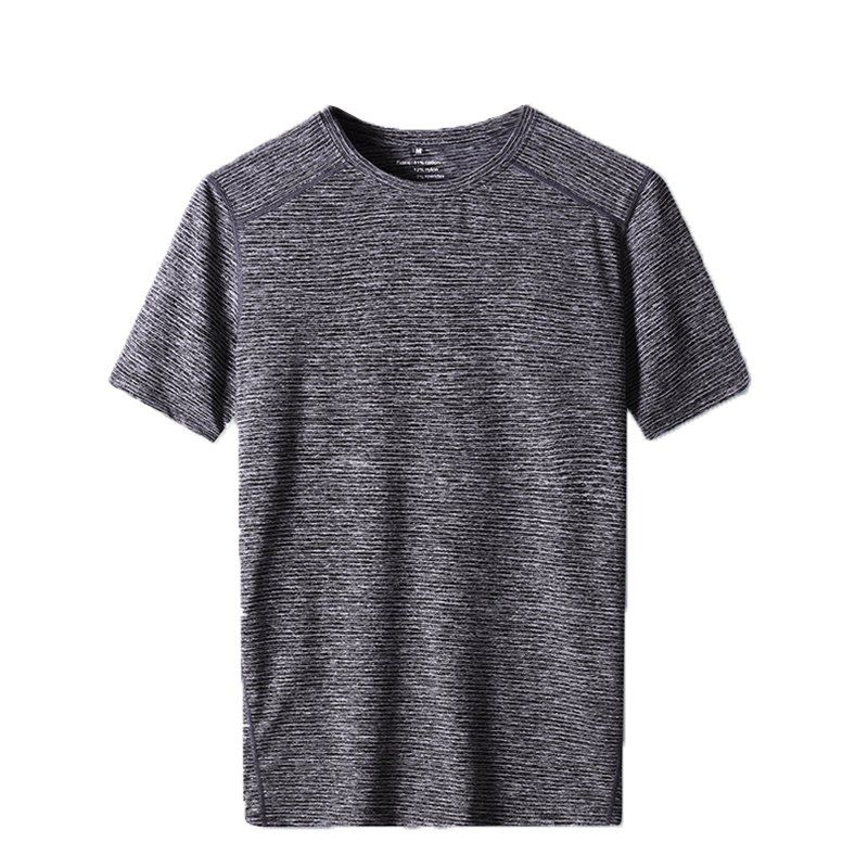 

2018 Men Fashion Large Size Fashion Sports T-shirt, Black