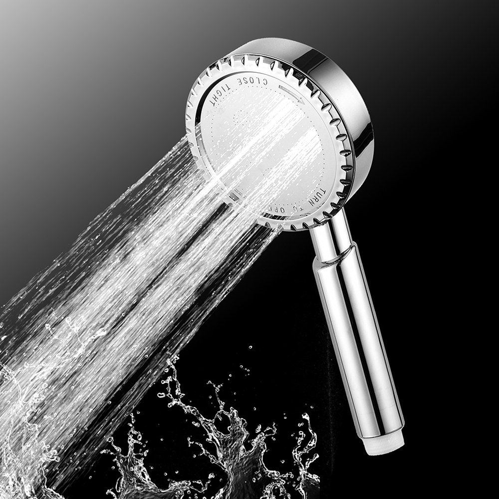 

Handheld Water-Saving Pressure Rain Shower Head 05, Silver