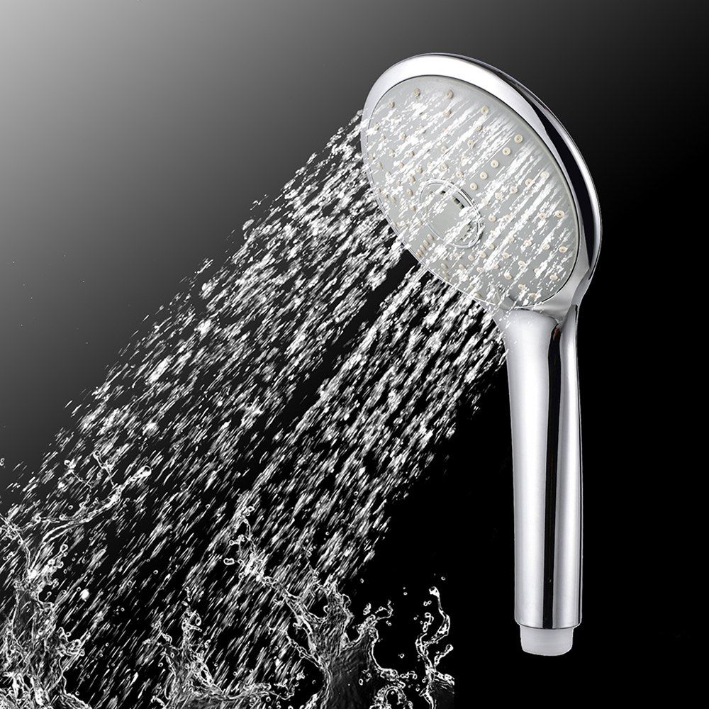 

Handheld Water-Saving Pressure Rain Shower Head 15, Silver