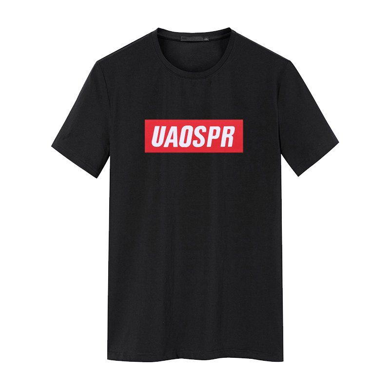 

Hot Summer New Men's Blood Red Sports Leisure Outdoor T-Shirt, Black