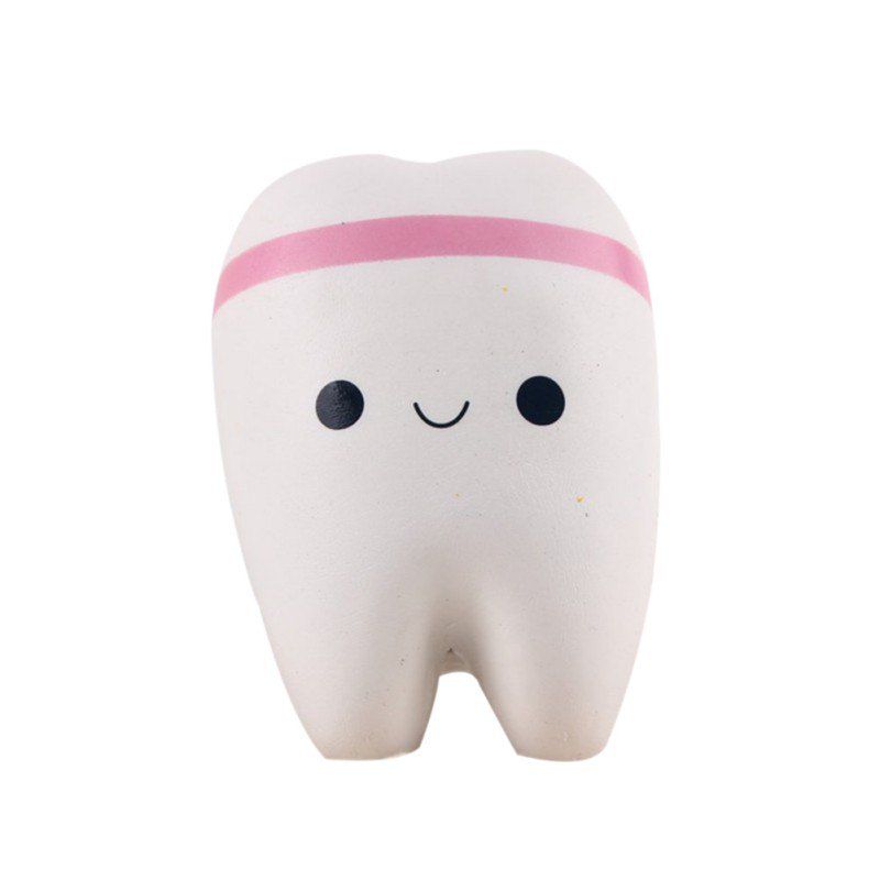 

Jumbo Squishy Kawaii Cute Adorable Teeth Soft Slow Rising Toy, Pig pink