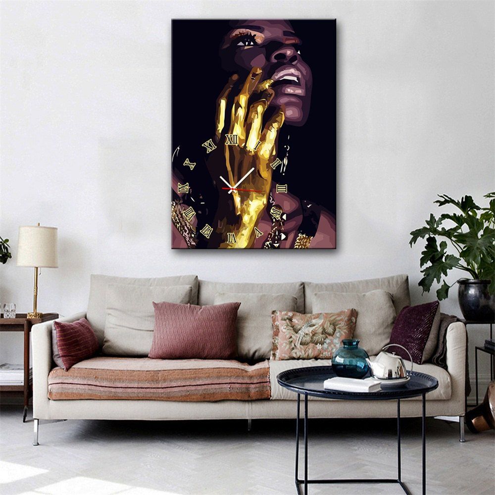 

Special Design Frame Paintings Golden Hand Print, Multi