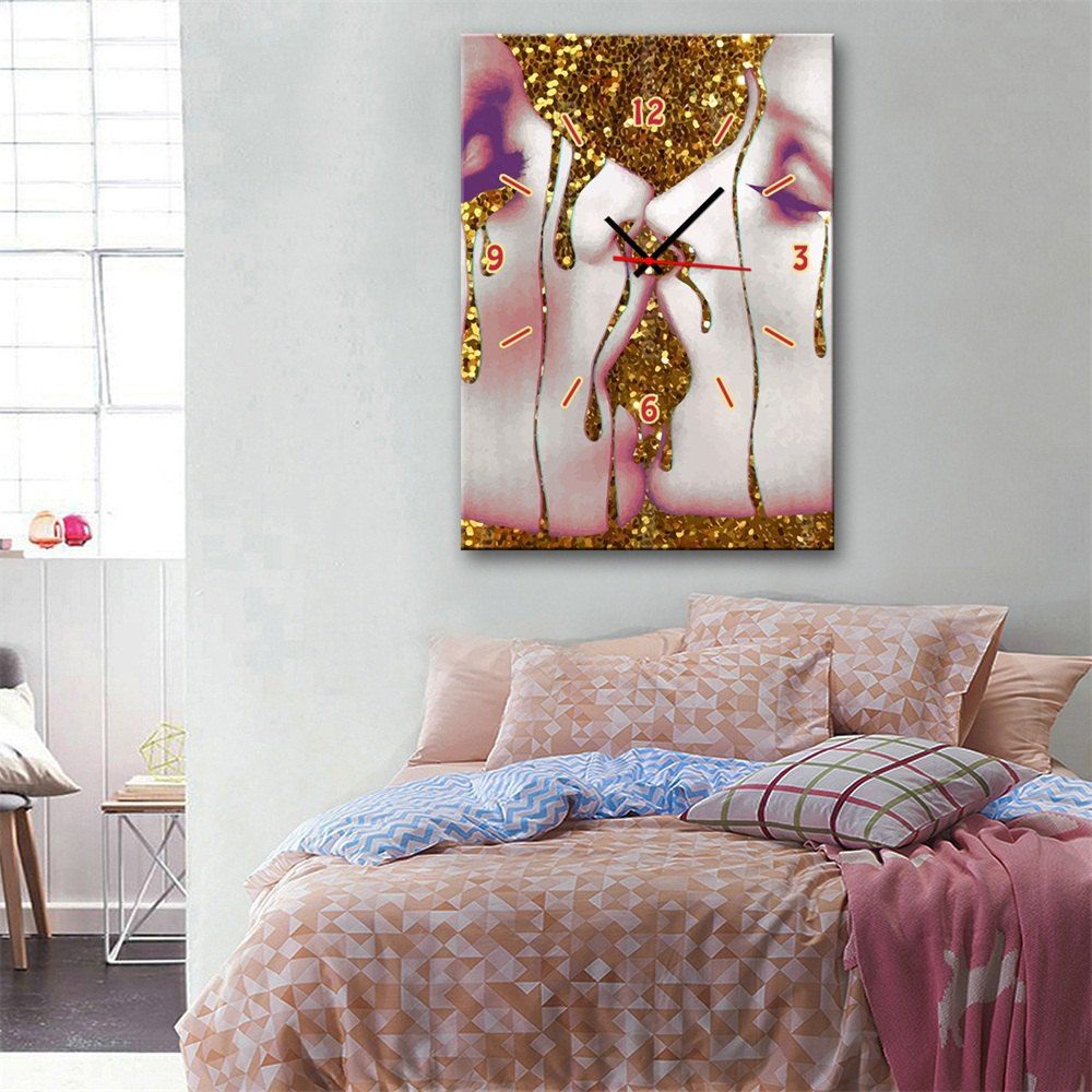 

Special Design Frame Paintings Kissing Print, Multi