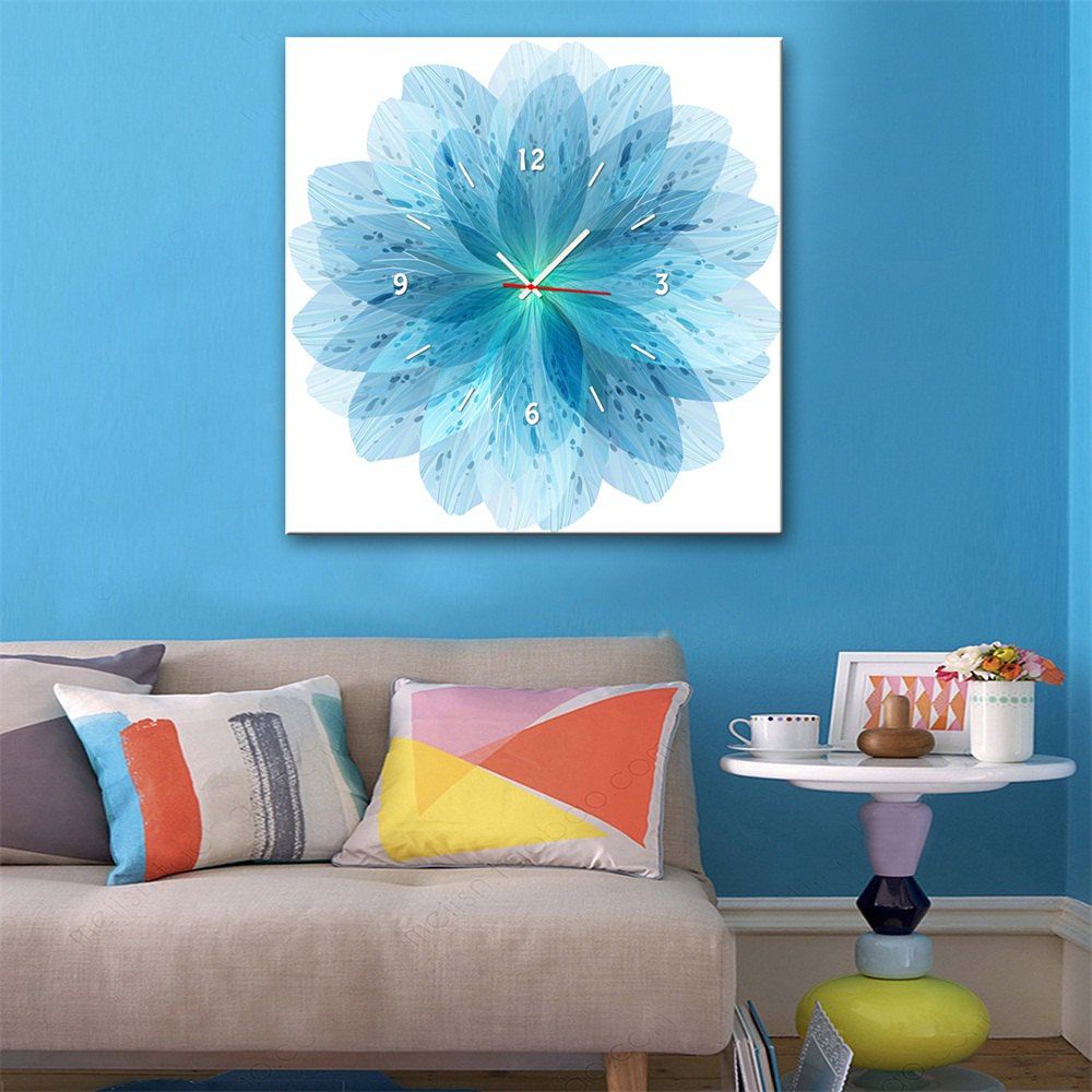 

Special Design Frame Paintings Blue Petals Print, Glacial blue ice