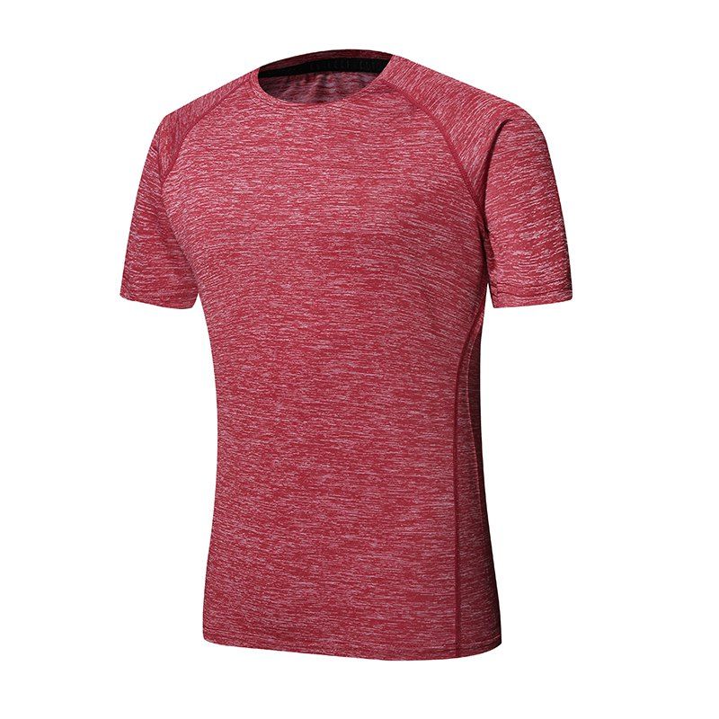 

2018 Men's Fashion Breathable Short T-Shirt, Cherry red